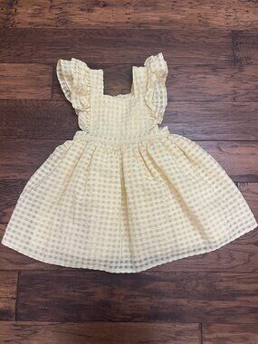 Noralee 6Y Provence Dress - Lemon Gingham*